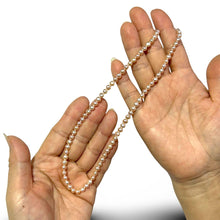 Load image into Gallery viewer, Pink Mini Pearl Choker – 14k Yellow Gold Clasp (Stamped 585)