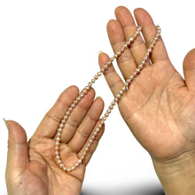 Load image into Gallery viewer, Pink Mini Pearl Choker – 14k Yellow Gold Clasp (Stamped 585)