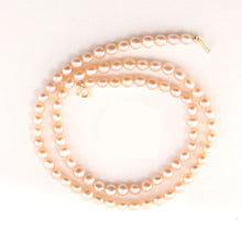Load image into Gallery viewer, Romance Pink Freshwater Pearl Strand Necklace