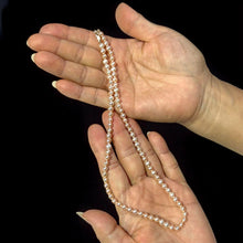 Load image into Gallery viewer, Romance Pink Freshwater Pearl Strand Necklace