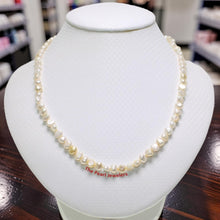 Load image into Gallery viewer, White Baroque Freshwater Pearl Necklace