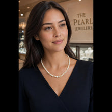 Load image into Gallery viewer, White Baroque Freshwater Pearl Necklace