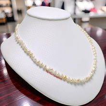 Load image into Gallery viewer, White Baroque Freshwater Pearl Necklace