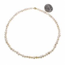 Load image into Gallery viewer, White Baroque Freshwater Pearl Necklace