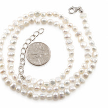 Load image into Gallery viewer, Adjustable Baby Baroque Pearl Necklace .925 Silver