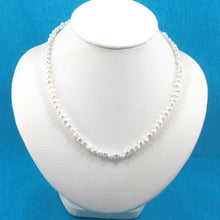 Load image into Gallery viewer, 646097S33B-Genuine-Baby-Baroque-Pearls-Adjustable-Necklace-.925-Silver-Clasp