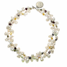 Load image into Gallery viewer, White Baroque Twist Pearl Necklace – 19"
