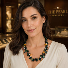 Load image into Gallery viewer, Baroque-Shaped Freshwater Pearl Twist Two-in-One Necklace