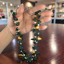 Load image into Gallery viewer, Baroque-Shaped Freshwater Pearl Twist Two-in-One Necklace
