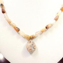 Load image into Gallery viewer, Drop-Shaped Multi-Color Agate Necklace