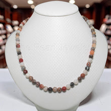 Load image into Gallery viewer, 6mm Multi-Color Agate Necklace