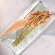 Load image into Gallery viewer, Champagne Freshwater Pearl Infinity Necklace – 60” Hand Knotted