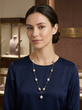 Load image into Gallery viewer, 14k Gold-Filled Seven Baroque Gray Tahitian Pearls &amp; Smoky Quartz Necklace