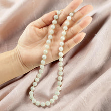Load image into Gallery viewer, Natural Celadon Green Jade &amp; 14k Yellow Gold Beads Necklace