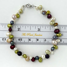 Load image into Gallery viewer, 739800-84-Beautiful-Hawaiian-Rainbow-Style-Freshwater-Pearl-Bracelet