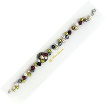 Load image into Gallery viewer, 739800-84-Beautiful-Hawaiian-Rainbow-Style-Freshwater-Pearl-Bracelet