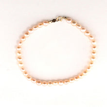 Load image into Gallery viewer, Pink Freshwater Pearl Strand Bracelet