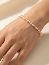 Load image into Gallery viewer, Pink Freshwater Pearl Strand Bracelet