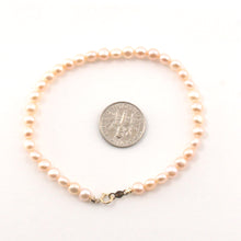 Load image into Gallery viewer, Pink Freshwater Pearl Strand Bracelet