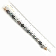 Load image into Gallery viewer, Baroque Black Tahitian Pearl Bracelet – Hand Knotted (7.25”)