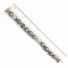 Load image into Gallery viewer, Large Tahitian Baroque Pearl Bracelet – Hand Knotted (8”)