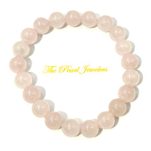 Load image into Gallery viewer, 750005-Genuine-Natural-Rose-Quartz-Beads-Stretchy-Bracelet