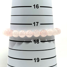 Load image into Gallery viewer, 750005-Genuine-Natural-Rose-Quartz-Beads-Stretchy-Bracelet