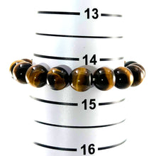 Load image into Gallery viewer, 750029-Genuine-Brown-Tiger-Eye-Gemstone-Stretchy-Elastic-Bracelet