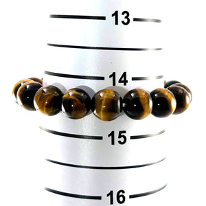 750029-Genuine-Brown-Tiger-Eye-Gemstone-Stretchy-Elastic-Bracelet