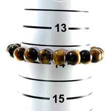 Load image into Gallery viewer, 750031-Genuine-Brown-Tiger-Eye-Gemstone-Stretchy-Elastic-Bracelet