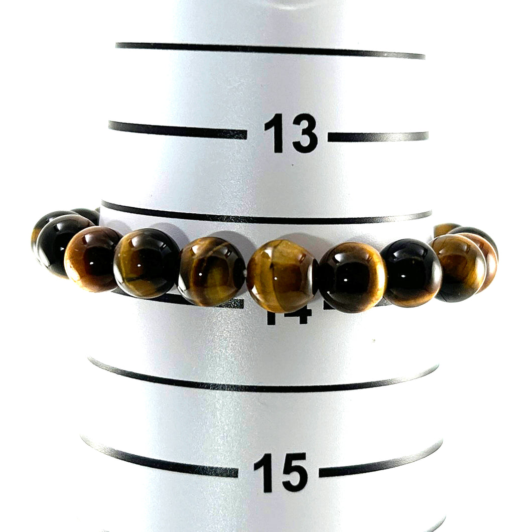 750031-Genuine-Brown-Tiger-Eye-Gemstone-Stretchy-Elastic-Bracelet