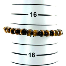 Load image into Gallery viewer, 750032-Genuine-Brown-Tiger-Eye-Gemstone-Stretchy-Elastic-Bracelet