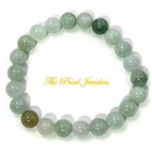 Load image into Gallery viewer, 750082-Genuine-Natural-Jadeite-Beads-Stretchy-Endless-Bracelet