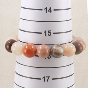 750106-Genuine-Natural-Multi-Color-Agate -Beads-Endless-Bracelet