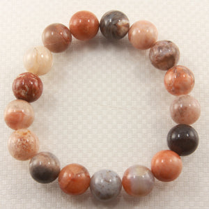 750106-Genuine-Natural-Multi-Color-Agate -Beads-Endless-Bracelet