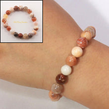Load image into Gallery viewer, 750108-Genuine-Natural-Multi-Color-Agate -Beads-Endless-Bracelet
