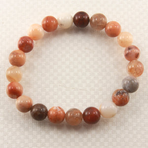 750108-Genuine-Natural-Multi-Color-Agate -Beads-Endless-Bracelet