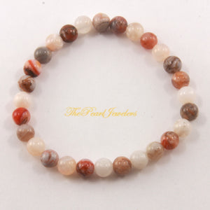 750109-Genuine-Natural-Multi-Color-Agate-Beads-Endless-Bracelet