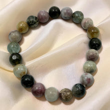 Load image into Gallery viewer, 10mm Multicolor Tourmaline Beads Endless Bracelet