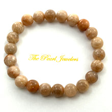 Load image into Gallery viewer, 750141-Genuine-Moon-Stone-Beads-Stretchy-Endless-Bracelet