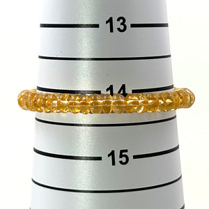 750157-Genuine-Natural-Roundel-Citrine-Beads-Stretchy-Endless-Bracelet