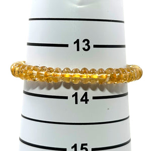 750157-Genuine-Natural-Roundel-Citrine-Beads-Stretchy-Endless-Bracelet