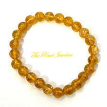 Load image into Gallery viewer, 750158-Genuine-Natural-Yellow-Citrine-Beads-Stretchy-Endless-Bracelet