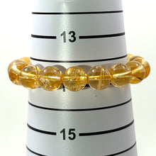 Load image into Gallery viewer, 750159-Genuine-Natural-10mm-Citrine-Beads-Stretchy-Endless-Bracelet