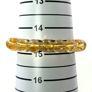 750159-Genuine-Natural-10mm-Citrine-Beads-Stretchy-Endless-Bracelet