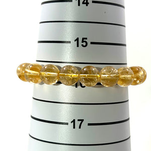 750159-Genuine-Natural-10mm-Citrine-Beads-Stretchy-Endless-Bracelet