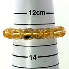 Load image into Gallery viewer, 750159-Genuine-Natural-10mm-Citrine-Beads-Stretchy-Endless-Bracelet