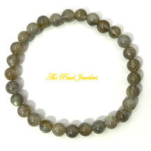 Load image into Gallery viewer, 750168-Genuine-Natural-Labradorite-Gemstone-Beads-Stretchy-Bracelet