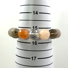 Load image into Gallery viewer, 750421-Genuine-Natural-Faceted-Multicolor-Rutilated-Quartz-Beads-Stretchy-Bracelet