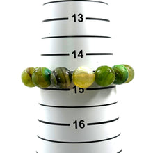 Load image into Gallery viewer, 750441-Elastic-12mm-Faceted-Green-Lace-Agate-Beads-Stretchy-Bracelet